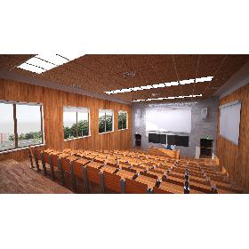 Lecture hall 3D model